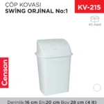 SWİNG ÇÖP KOVASI NO:1 ORJİNAL (4 LT) (UP 113)