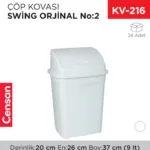 SWİNG ÇÖP KOVASI NO:2 ORJİNAL (9 LT) (UP 115)