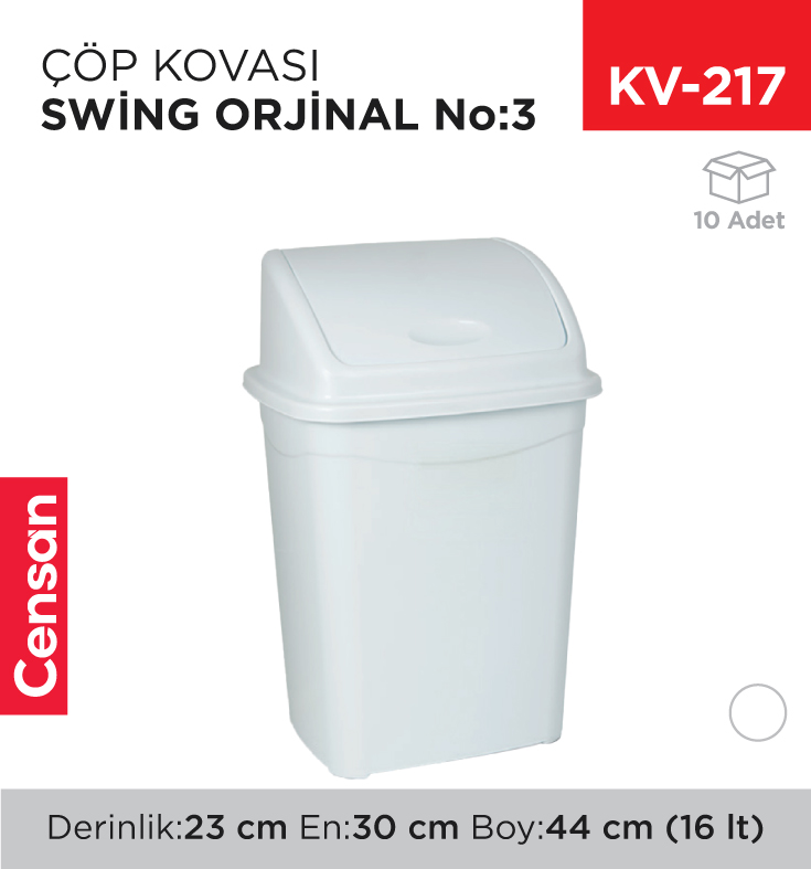 KV-217_35771187fcefac3688bebfbea67b5b86 SWİNG ÇÖP KOVASI NO:3 ORJİNAL (16 LT) (UP 117)