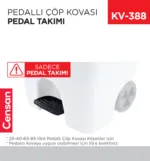 PEDALLI ÇÖP KOVASI PEDAL TAKIMI(85-65-40-25 LT)