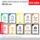 GERİ DÖNÜŞÜM ETİKETİ 15*15 CM