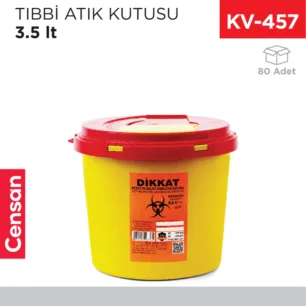 TIBBİ ATIK KUTUSU 3.5 LT