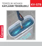 TEMİZLİK KOVASI KATLANIR TEKERLİ (RND127)