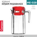 SÜRAHİ CAM KÖŞEM 1250 CC P.BAHÇE (43414)