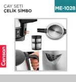 SİNBO ÇAY SETİ ÇELİK (STM-5827-5831)