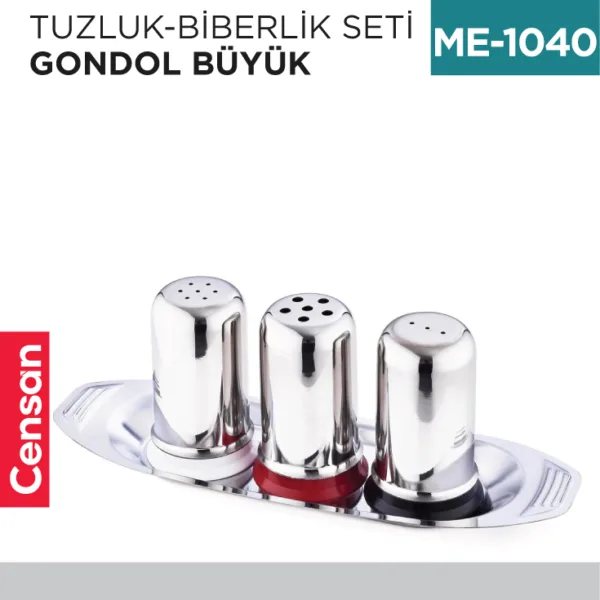 TUZLUK-BİBERLİK SETİ GONDOL BÜYÜK