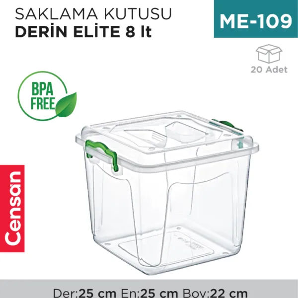 SAKLAMA KUTUSU DERİN ELİTE 8 LT (2652)