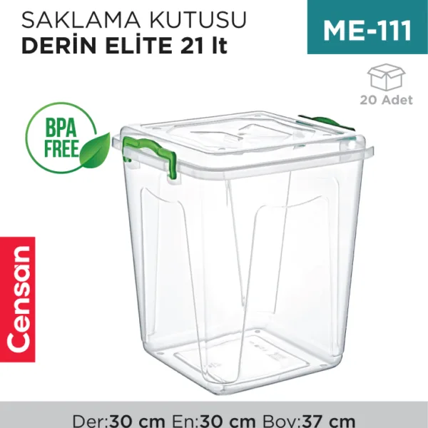 SAKLAMA KUTUSU DERİN ELİTE 21 LT (2658)