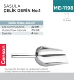 ŞAŞULA DERİN ÇELİK NO:1 22 CM (CEK-22)