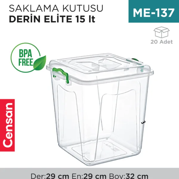 SAKLAMA KUTUSU DERİN ELİTE 15 LT (2656)