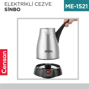 SİNBO ELEKTRİKLİ CEZVE ÇELİK (2957)(2967)(2991)
