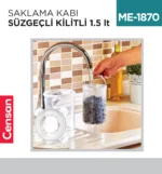 SAKLAMA KABI SÜZGEÇLİ KİLİTLİ 1.5 LT (LC-470)
