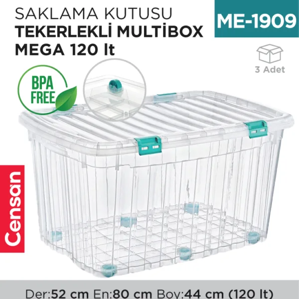 SAKLAMA KUTUSU M.BOX MEGA 120 LT (E-522)