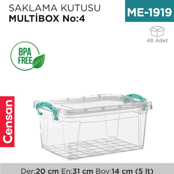 SAKLAMA KUTUSU M.BOX NO:4 (5 LT) (E-503)