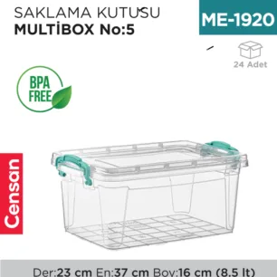 SAKLAMA KUTUSU M.BOX NO:5 (8.5 LT) (E-504)