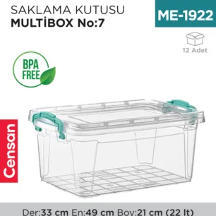 SAKLAMA KUTUSU M.BOX NO:7 (22 LT) (E-506)
