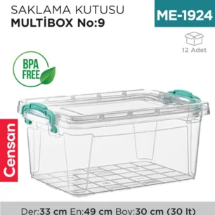 SAKLAMA KUTUSU M.BOX NO:9 (30 LT) (E-508)