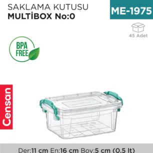 SAKLAMA KUTUSU M.BOX NO:0 (0.5 LT) (E-499)