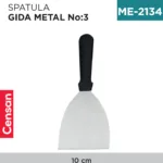 SPATULA GIDA METAL 10 CM MASSE