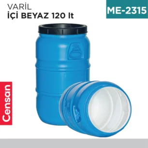 VARİL 120 LT İÇİ BEYAZ (İ120 01)