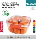 SAKLAMA KABI CONTALI MASTER KARE 3750 ML (30806)