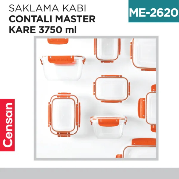 SAKLAMA KABI CONTALI MASTER KARE 3750 ML (30806)