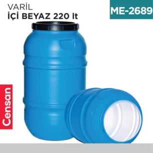 VARİL 220 LT İÇİ BEYAZ