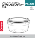 SAKLAMA KUTUSU YUVARLAK PLASTART 2