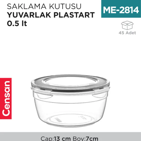 SAKLAMA KUTUSU YUVARLAK PLASTART 0