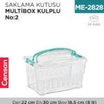 SAKLAMA KUTUSU M.BOX KULPLU NO:2 (8 LT) (E-351)