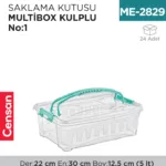SAKLAMA KUTUSU M.BOX KULPLU NO:1 (5 LT) (E-350)