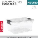 SAKLAMA KUTUSU DÜNYA 10.5 LT (33114)