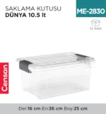 SAKLAMA KUTUSU DÜNYA 10.5 LT (33114)