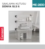 SAKLAMA KUTUSU DÜNYA 10.5 LT (33114)