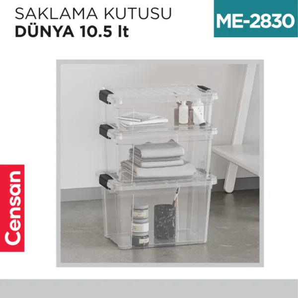 SAKLAMA KUTUSU DÜNYA 10.5 LT (33114)