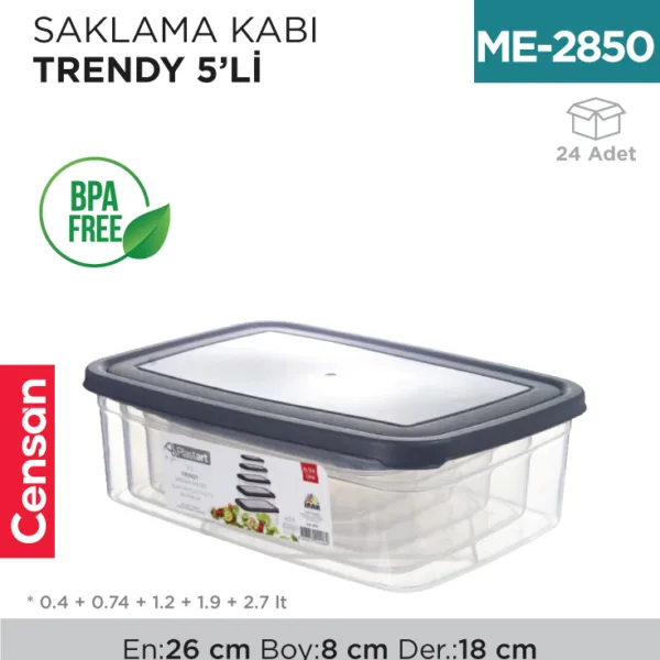 SAKLAMA KABI TRENDY 5Lİ (SA-891)