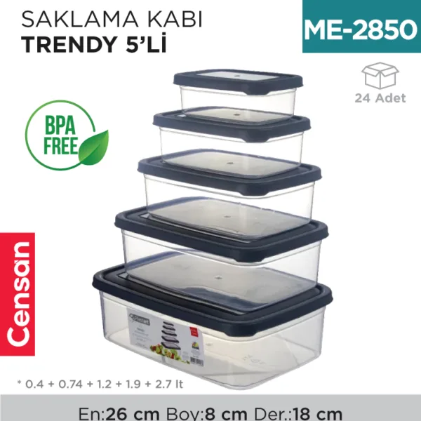 SAKLAMA KABI TRENDY 5Lİ (SA-891)