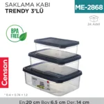 SAKLAMA KABI TRENDY 3LÜ (SA-890)