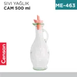 SIVI YAĞLIK CAM 500 ML KULPLU