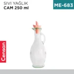 SIVI YAĞLIK CAM 250 ML KULPLU