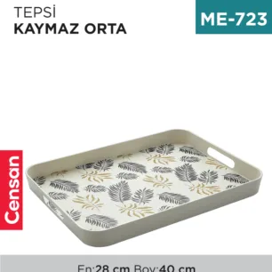 TEPSİ KAYMAZ ORTA 28 CM*40 CM (760)