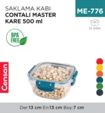 SAKLAMA KABI CONTALI MASTER KARE 500 ML (30802)