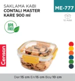 SAKLAMA KABI CONTALI MASTER KARE 900 ML (30803)