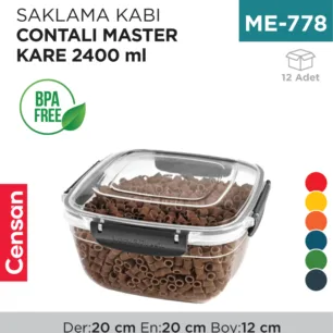 SAKLAMA KABI CONTALI MASTER KARE 2400 ML (30805)