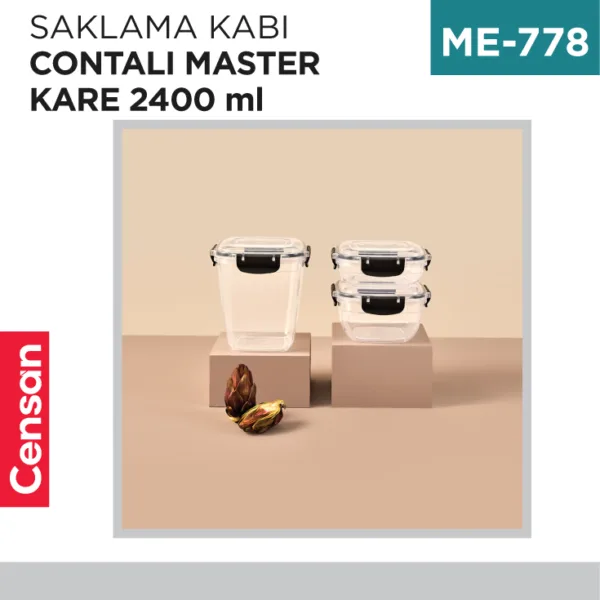 SAKLAMA KABI CONTALI MASTER KARE 2400 ML (30805)