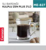 SU BARDAĞI 3LÜ KULPLU ZEN PLUS 225 CC LAV (ZPL404AX)