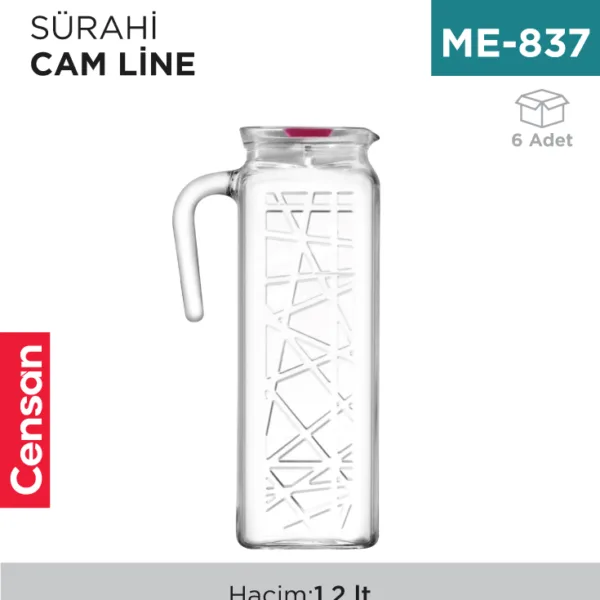 SÜRAHİ CAM LINE 1200 CC LAV (LIN120)