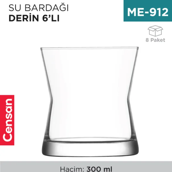 SU BARDAĞI DERİN 6LI LAV (DRN356)