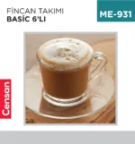 FİNCAN TAKIMI 6LI BASİC P.BAHÇE (97948)(96693)(96636)