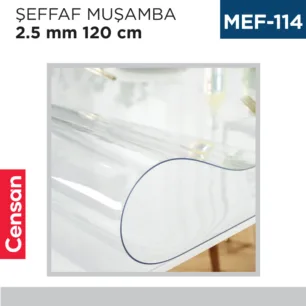 ŞEFFAF MUŞAMBA 2.5 MM 120 CM (EN)